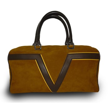 Bowling Vue Lac Valière en nubuck cognac