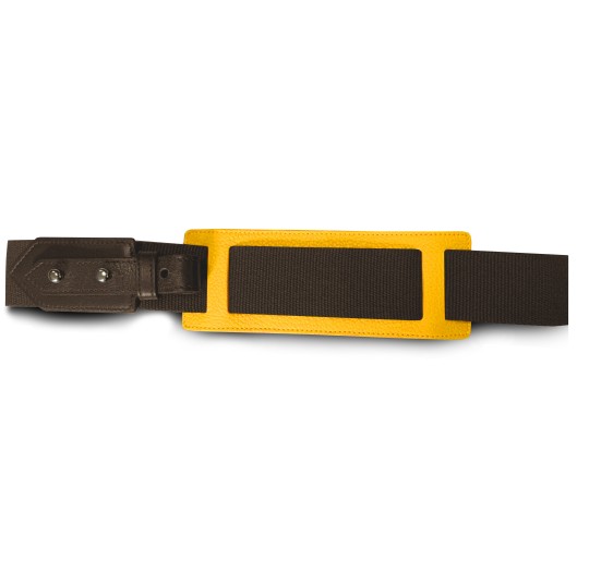 Sac de voyage léopard liseré jaune Brevent