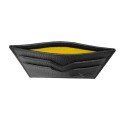 Compartiment pour glisser des billets en doublure jaune