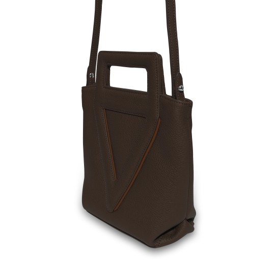 copy of Cabas marron liseré cognac Victoria