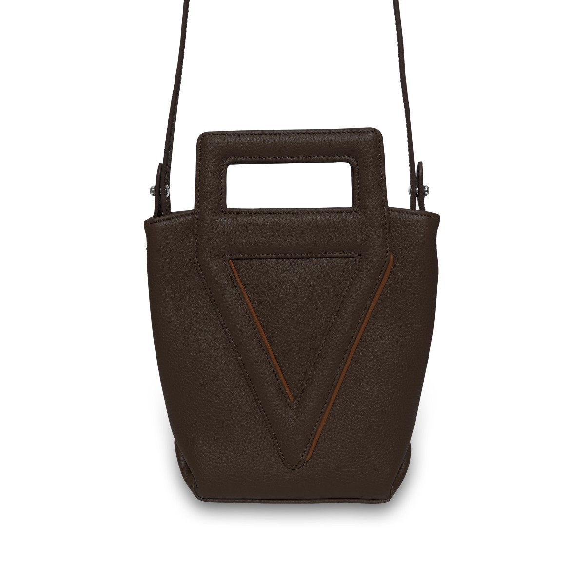copy of Cabas marron liseré cognac Victoria