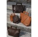 copy of Cabas cognac liseré marron Victoria
