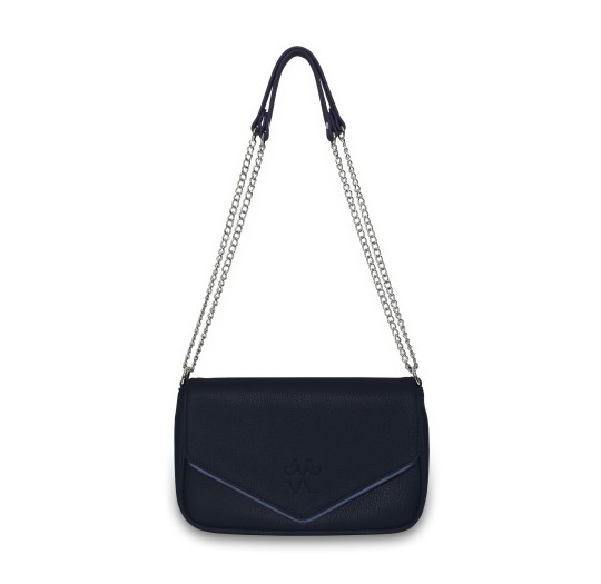 Grâce à sa chaîne, ce sac JaVen est facile à porter sur l'épaule ou en bandoulière